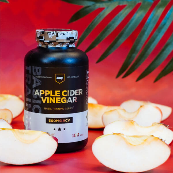 Apple Cider Vinegar with Apple Slices